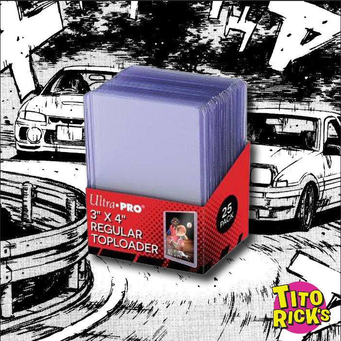 ULTRA PRO 3X4 REGULAR TOP LOADERS "25 COUNT"