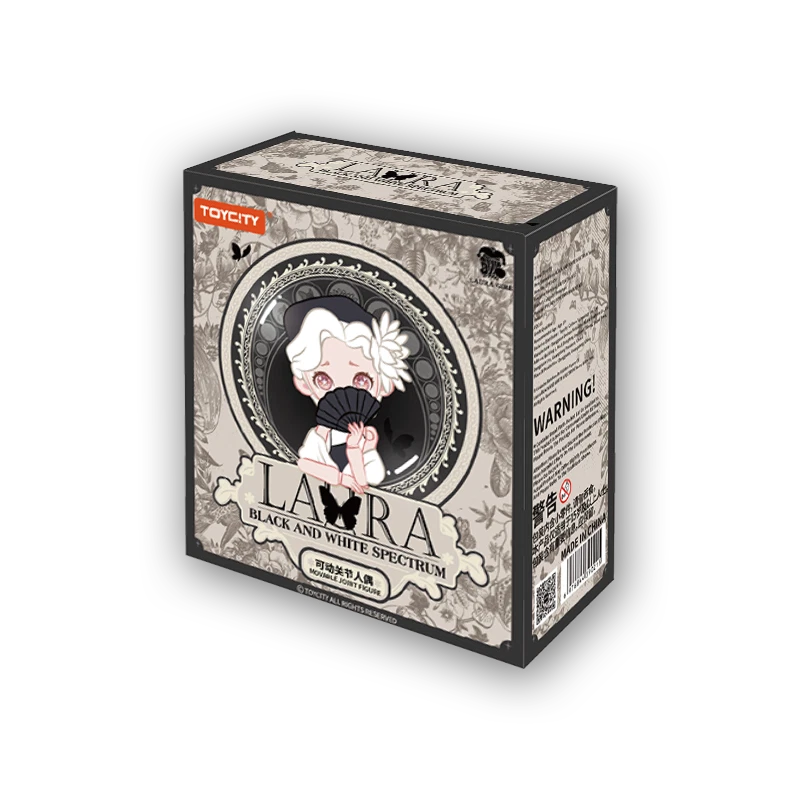 TOY CITY - LAURA - BLACK AND WHITE SPECTRUM ACTION BLIND BOX