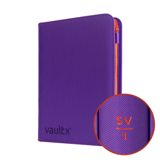 VAULT X - SV EDITION 9 POCKET ZIP BINDER